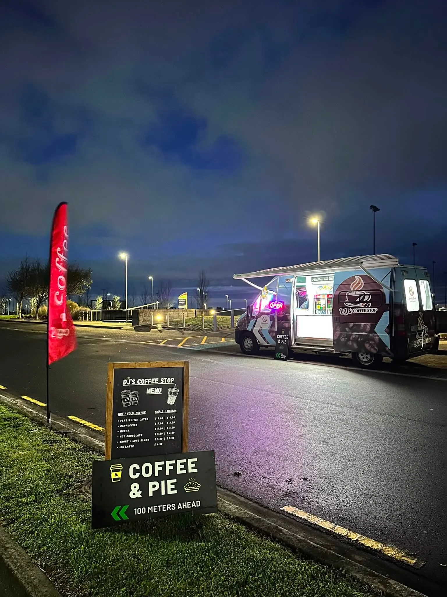 Food and setup from DJ's Coffee Stop (photo 2)