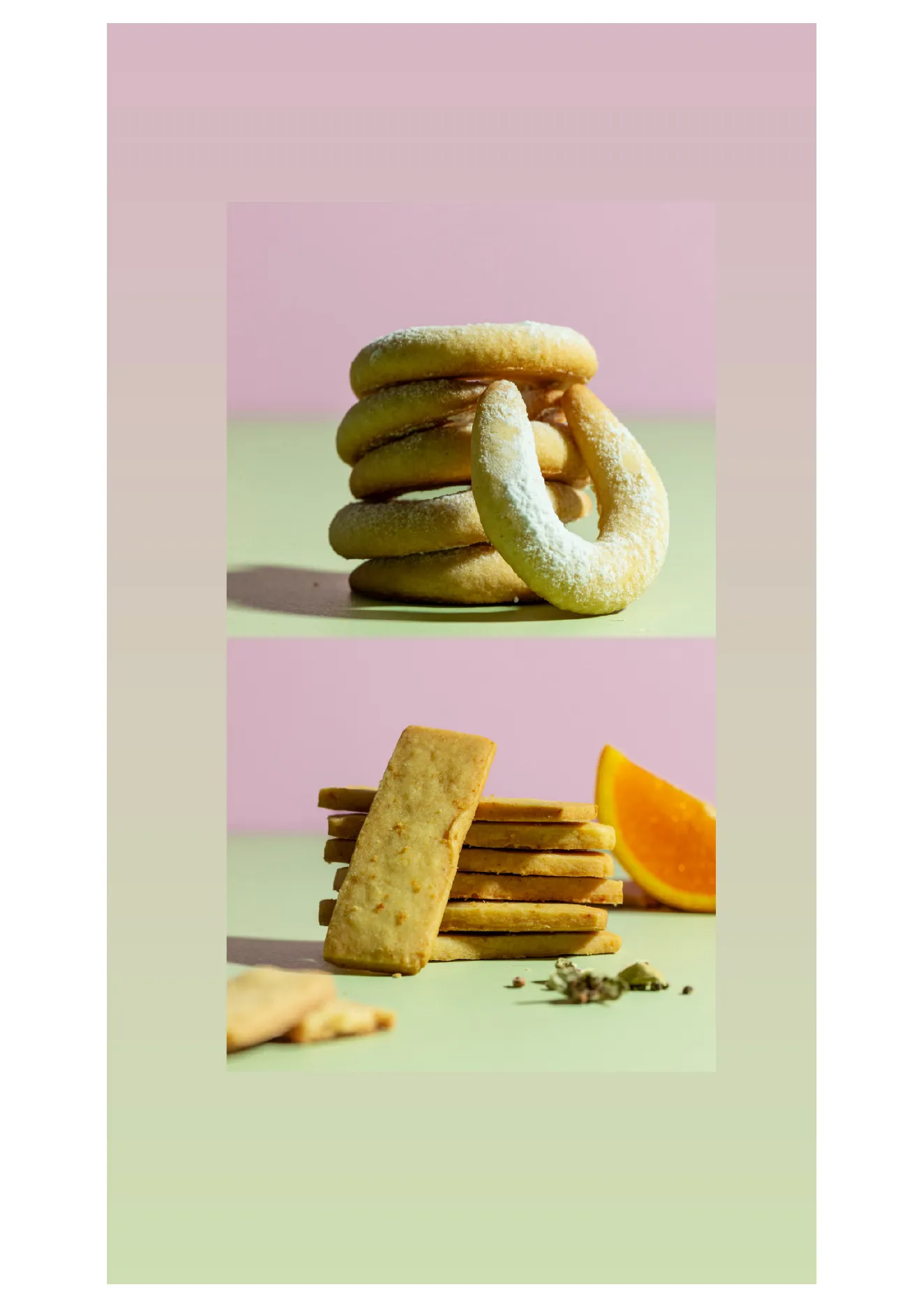 Pastels handmade biscuits and cookies