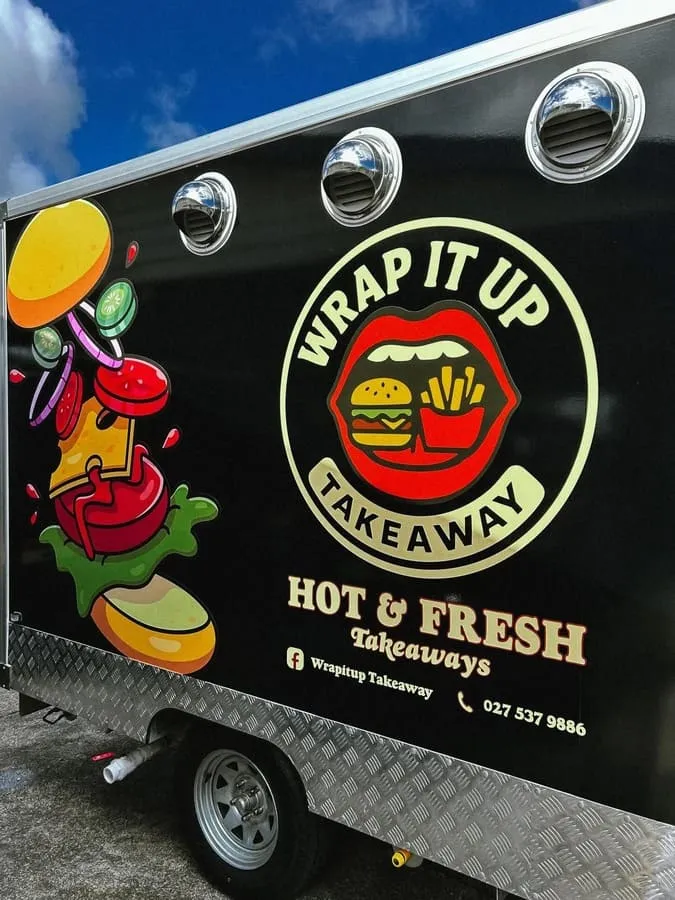 Food and setup from Wrap It Up Takaway (photo 2)